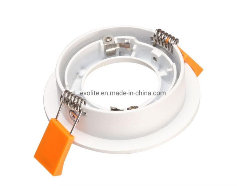 Factory Direct Sale GU10 Fixture 75mm Cut out LED Downlight MR16 Frame Ra22