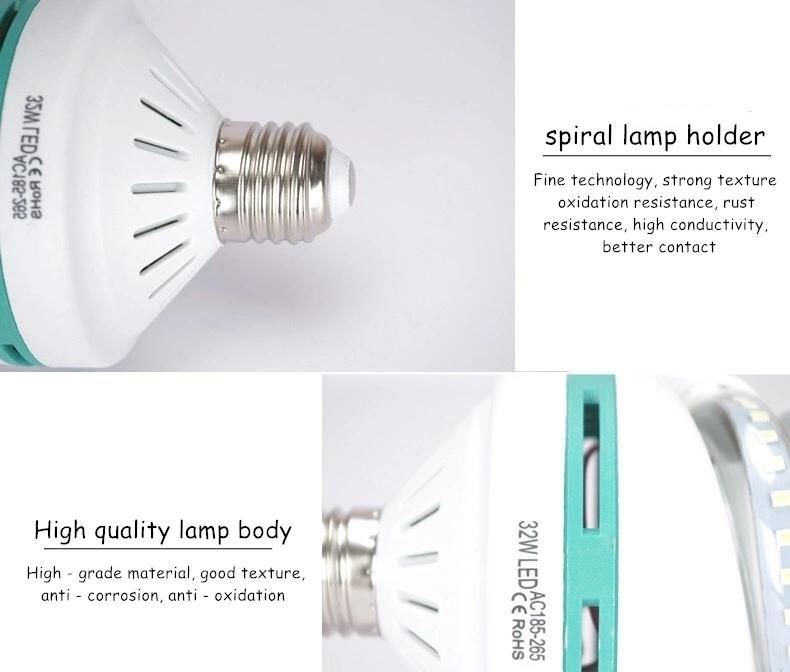 36W E27 Glass Spiral LED Energy Saving Lamp