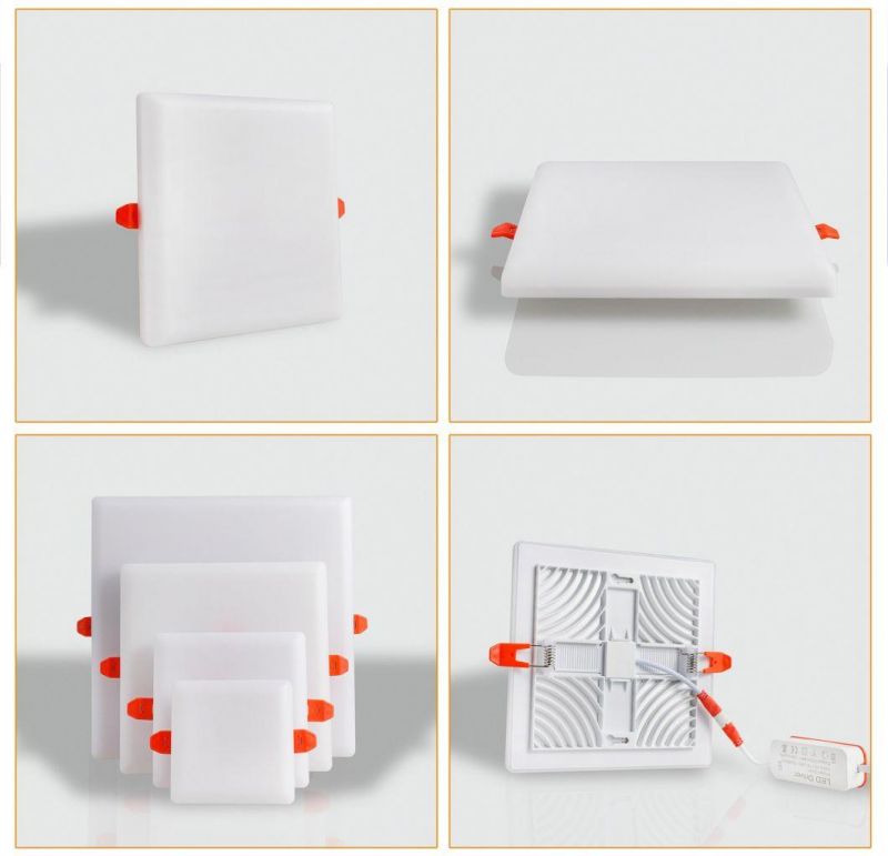 Recessed 18W Street White Therapy Indoor Boardless LED Panel Lamp