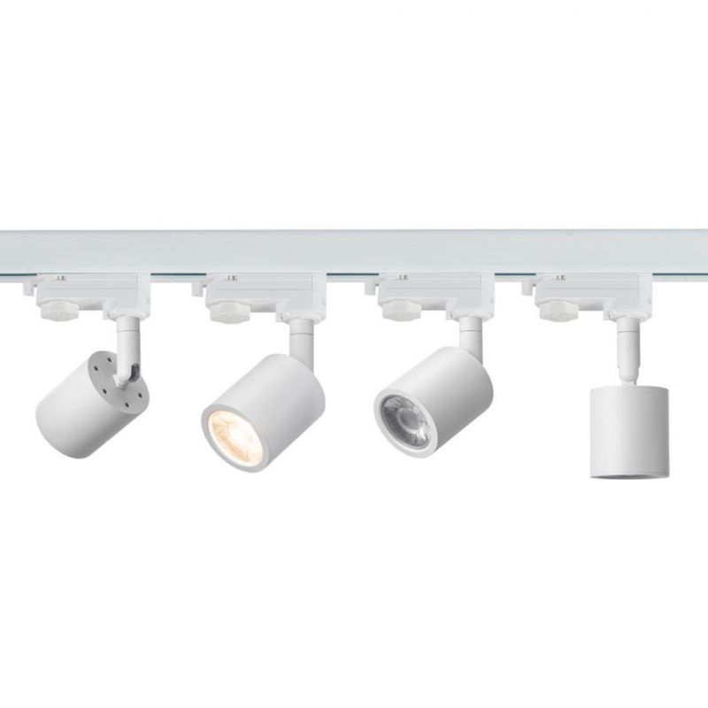 LED COB Spotlight Matt White Luminaire 8W LED Light Lamp Indoor Track Lights for Project Lighting
