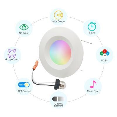 Best Selling 15W 20W Intelligent Down Lights with APP Control