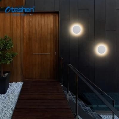 Hot Sale IP65 Oteshen 130*42mm Foshan Lighting Aluminum Wall Garden Light Lbd4460-12