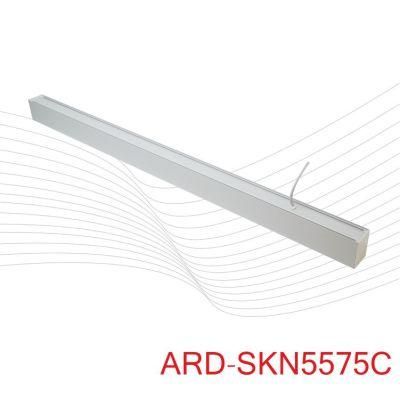 Aluminium Profile Commercial Lighting Linear Fluorescent Light Pendant Lamp Fixture