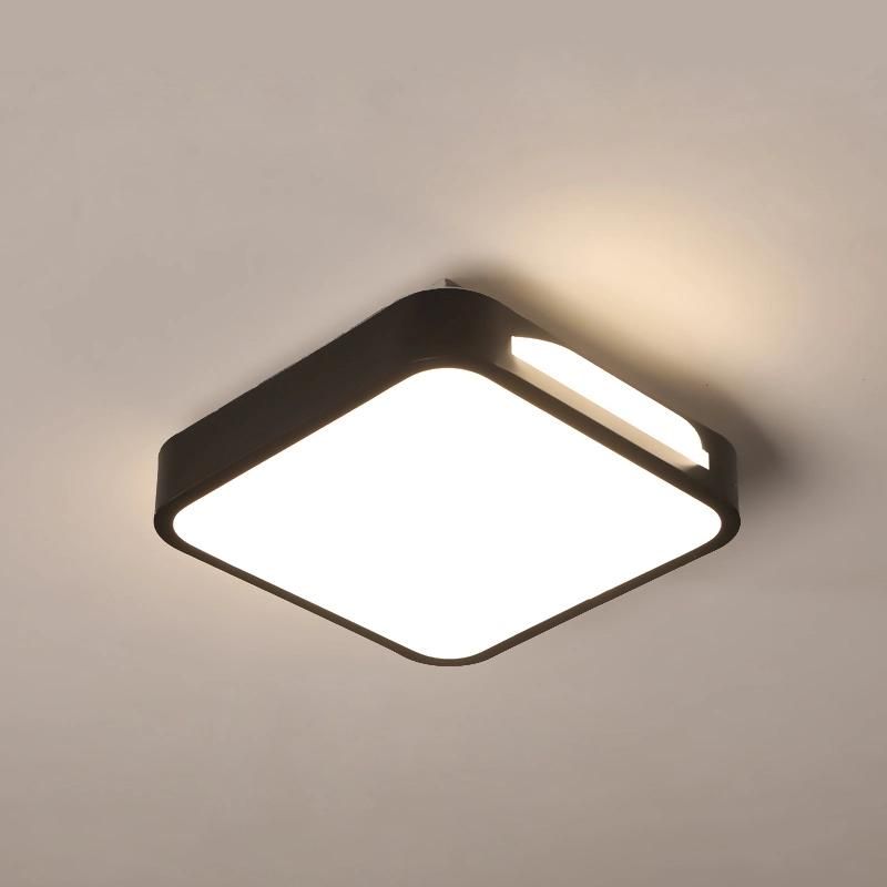 Modern Simple Square Acrylic 6W Ceiling Lamp for Siting Room