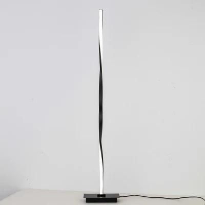 Silver Line Simple Home Bedroom Living Room Personalized Lighting Intelligent Dimming LED Floor Lamp