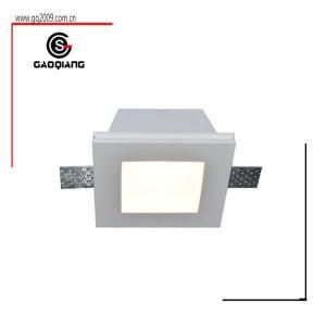 LED Modern Style White Plaster Gypsum Down Light