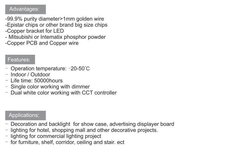 IC Built-in 2835 80LEDs/M High Lumen LED Strip