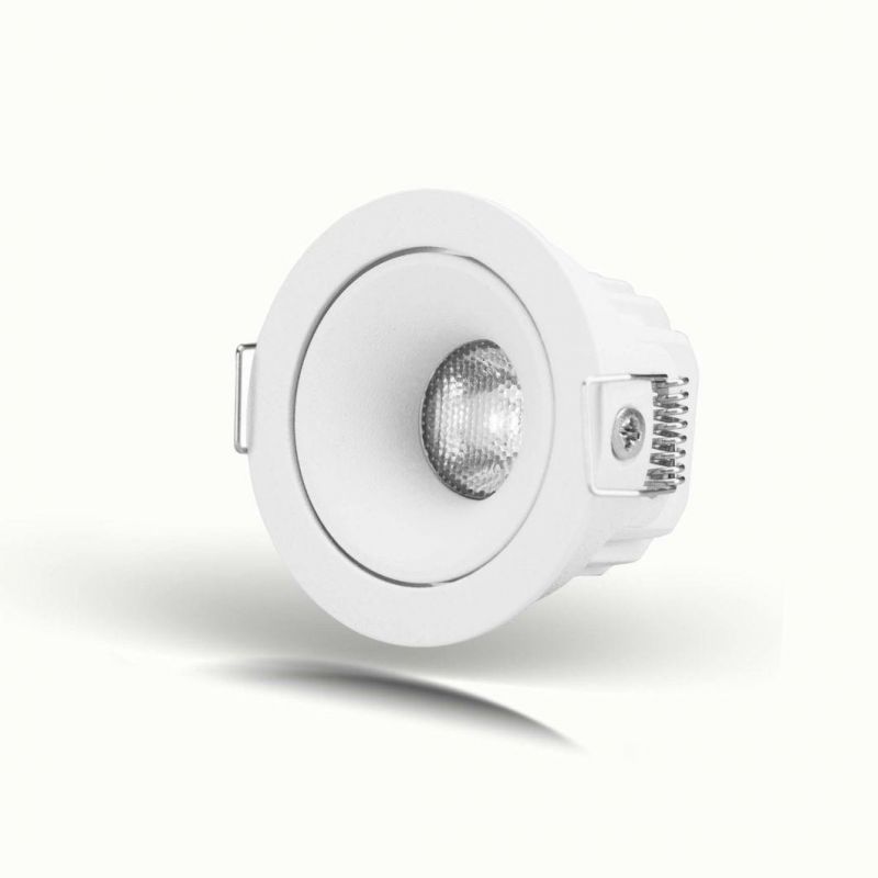 R6854 1W 3W Aluminum COB LED Commercial Interior Spotlight Small LED Down Light