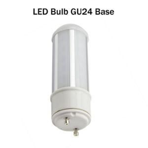 LED Gu24 Base Squatbulb, Daylight, Replacement 18 Watt Low Profile Spiral CFL Light Bulb, 60 Watt Twist and Lock Base Halogen Bulb