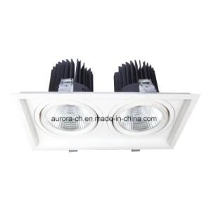 Economic CREE COB Double Square Spotlight LED Downlight (S-D0017-D)