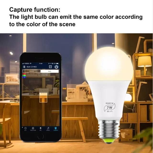 7W Smart WiFi LED Bulb Light