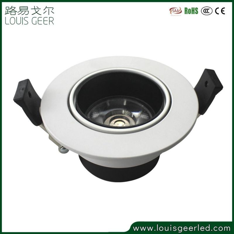 Reliable and Good White Black Color Recessed Mounted Round 5W LED Spot Light