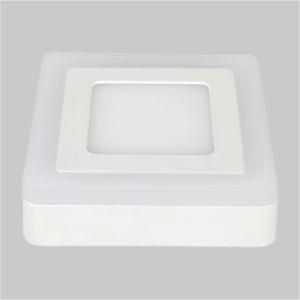 LED Color Panel Light Sruare Outside 3+2W 6+3W 12+4W 18+6W Ceiling Lamp Manufacturer Price Factory Panel Light