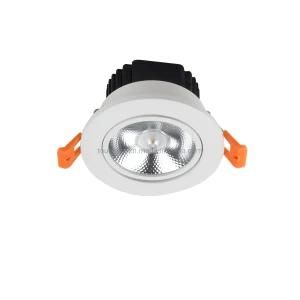 8W IP44 Aliuminum Recessed Hotel Ceiling LED Downlight