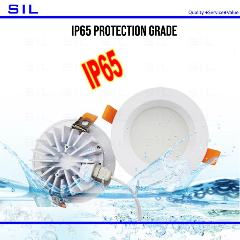 IP65 Waterproof LED Recessed Downlight CE TUV RoHS Certification 10watt LED Down Light