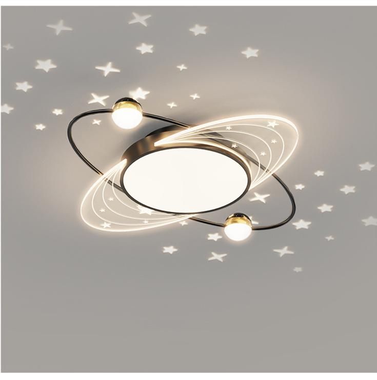 Fashion Modern Kids Children Girls Favorite Ceiling Mounted Planet Shape Star LED Light