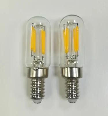 Dimmable Candelabra Tube Clear Glass Edison Filament Tubular LED Light Bulb