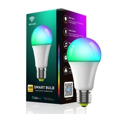 Orion Dimmable Wi-Fi LED Light Bulb A60 LED Bulb Lamp RGB Color Changing LED Bulb Light E27 WiFi Smart LED Bulb for Indoor Lighting