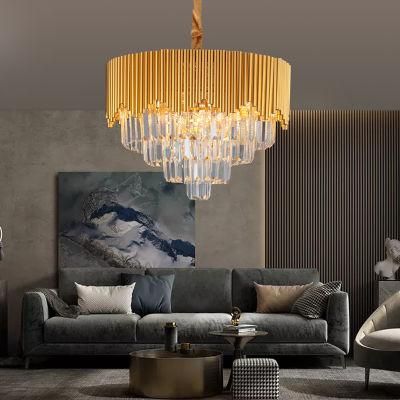 Dafangzhou 128W Light China Battery Operated Outdoor Chandelier Supply Chandelier Light Crystal Material LED Chandelier Lighting for Home