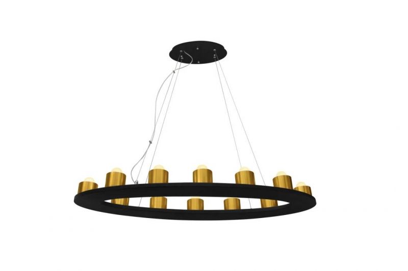 Masivel Lighting Circle Modern Chandelier for Bedroom Dining Room