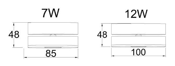 7W 12W Ceiling Light Aluminum High Quality Spotlight Downlight