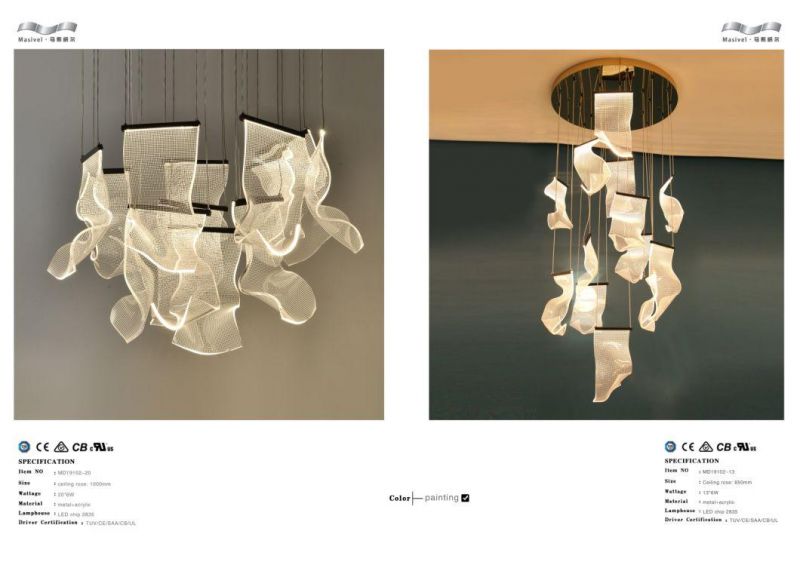 Masivel Lighting Modern Design Home Decoration Acrylic LED Table Lamp