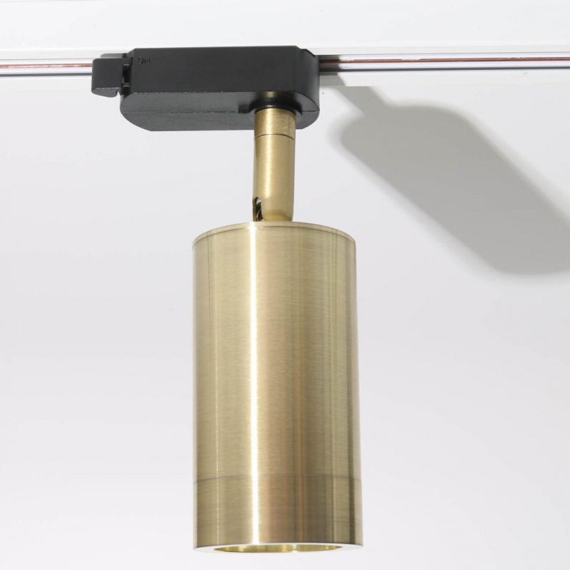 Modern Luxury Brass Anti-Glare LED Spotlight COB Track Light GU10 Luminaire Fixture