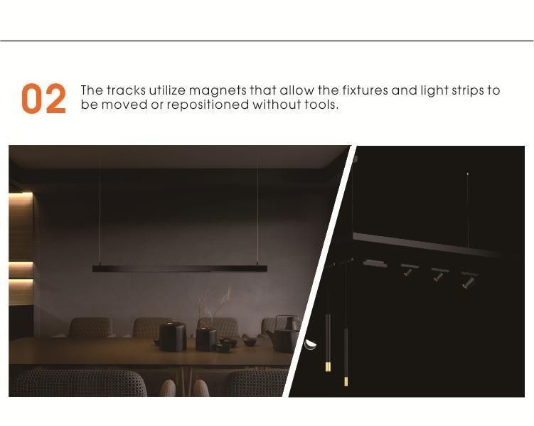48V COB LED Dimmable Magnetic Linear Spotlight