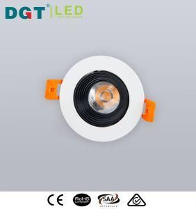 Adjustable 8W 3inch LED COB Recessed Downlight Ce/RoHS Approve