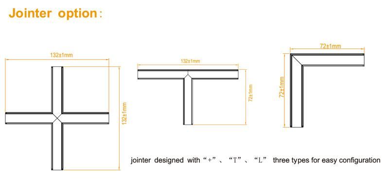 Solder-Free Connector Design Qick Connection LED Linear Lighting