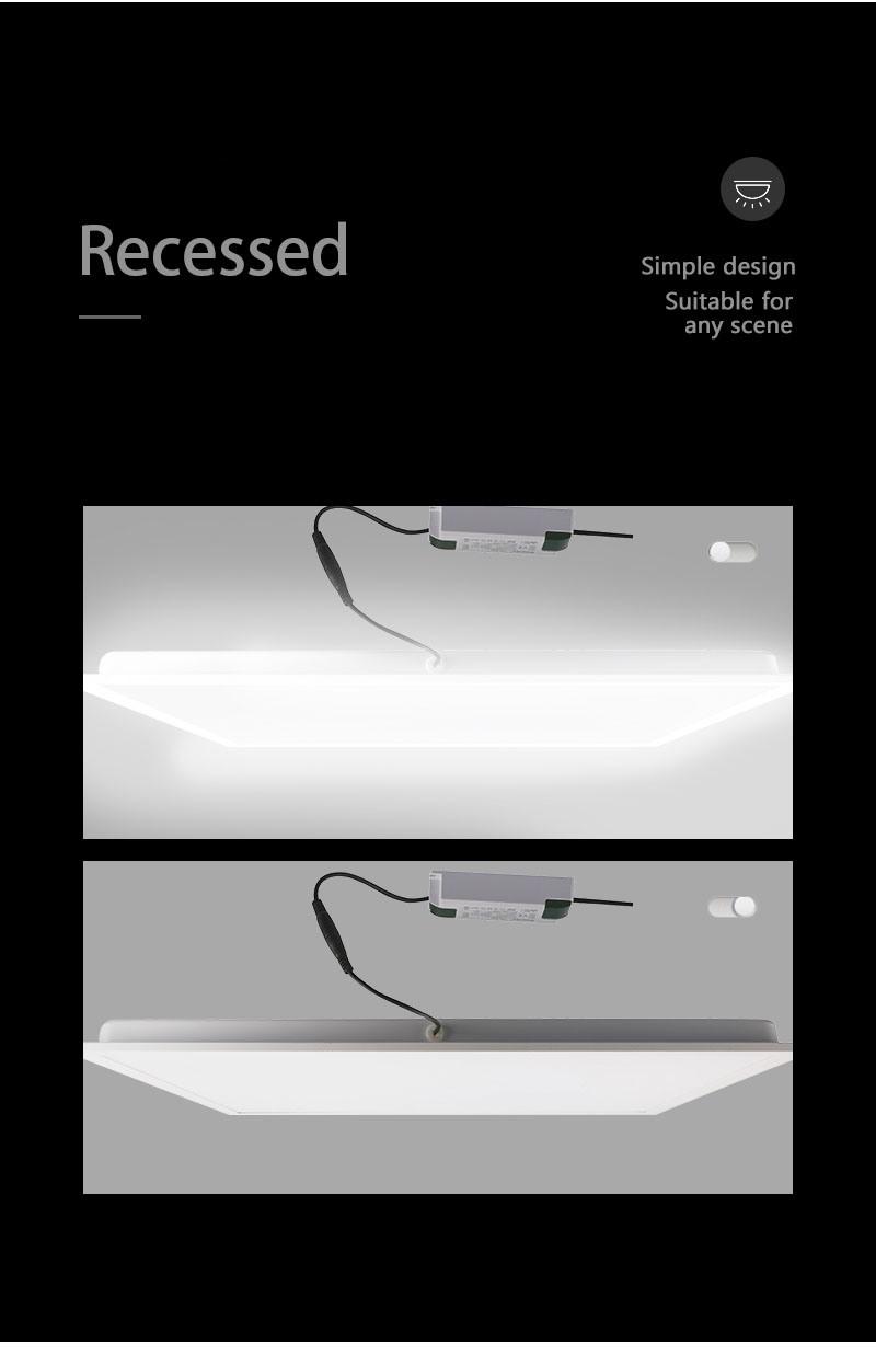 LED Backlit Panel Light 595*595mm 32W 4000lm Ugr<19