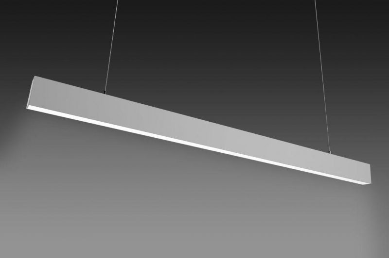 Europe Style Office LED Linear Pendent Light with Screwless Design