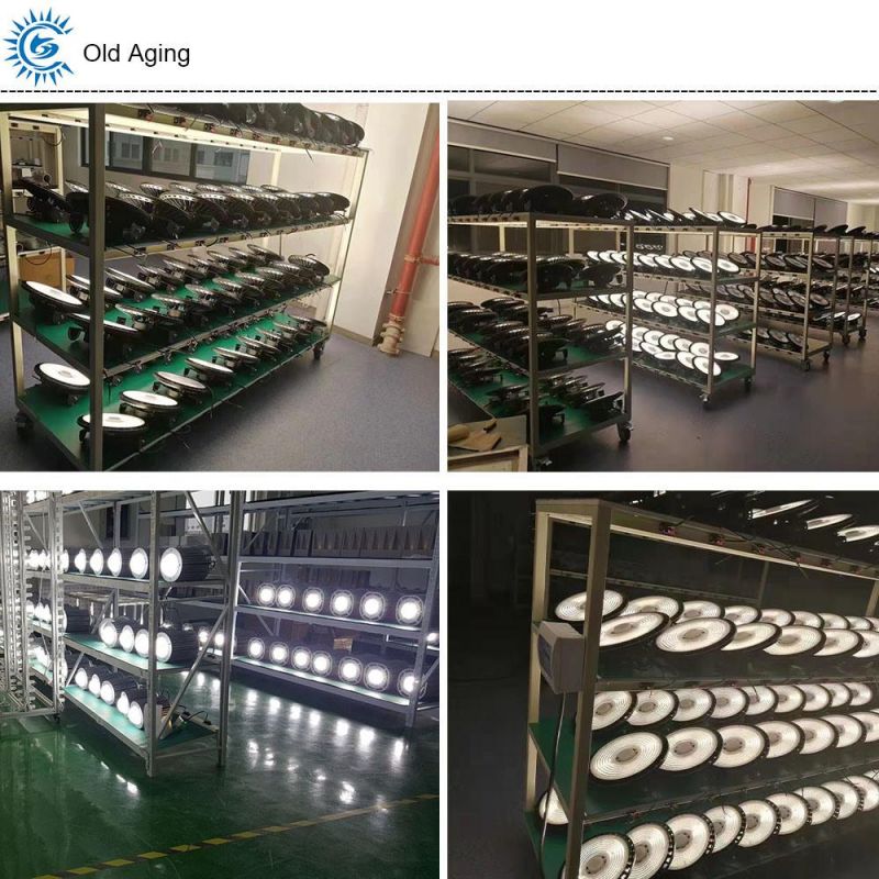 Aluminum 100-200W UFO LED Industrial High Bay Light 3000-6000K 8000-18000lm