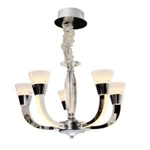 5 Lights 40W Fancy Lighting Stainless Steel Pendant Lamp