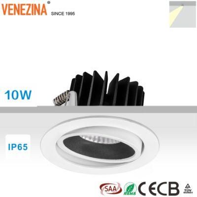 Waterproof High Quality COB 10W IP65 Aluminum Adjustable LED Spotlight