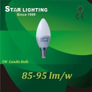 Factory Direct Sales 5W Tailed E12 E14 LED Candle Lamps