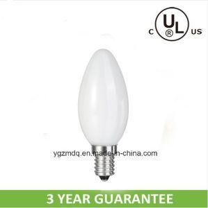 5W Dimmable 500lm LED Filament Candle Light Bulb for Lighting with UL