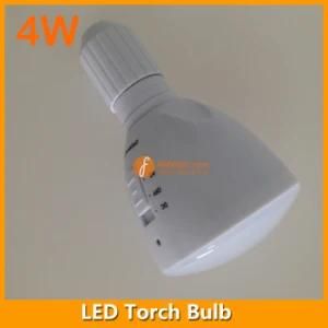 4W LED Torch Bulb Light Rechargeable