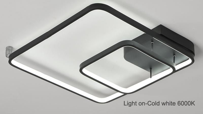 Modern Surface Mounted Square LED Ceiling Light Fixtures