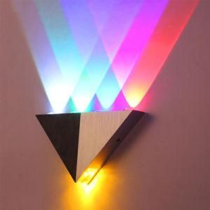 5W LED Wall Lamp Aluminum Body Triangle Wall Light for Bedroom Home Lighting Luminaire Bathroom Light Fixture Wall Sconce