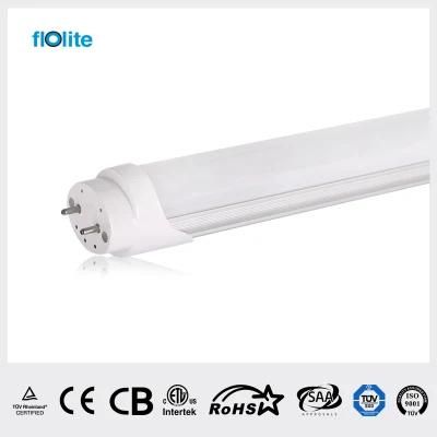 UL Listed T8 Aluminum+PC LED Tube