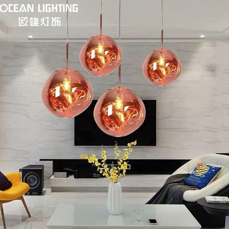 Interior Mood Lighting Christmas Decorative Pendant Light Glass LED Chandeliers