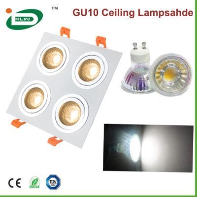 TUV CE RoHS Aluminum Anti-Glare GU10/MR16 Housing COB LED Bulbs Ceiling Energy Saving Lamp