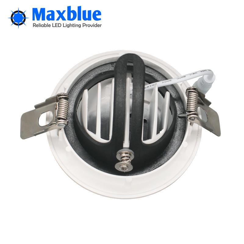25W Dimmable CREE COB LED Trunk Downlight Gimbal Lighting