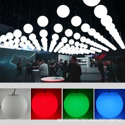 Modern Remote Control DMX Solar LED Ball Color Changing RGB LED Ball for Building Decoration