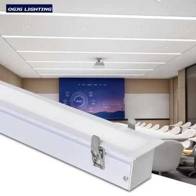 AC100-277V IP40 LED Recessed Linear Ceiling Lights