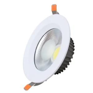 IP65 90lm/W 30W High Power Aluminum COB LED Down Ceiling Spotlight Light for Amusement Park