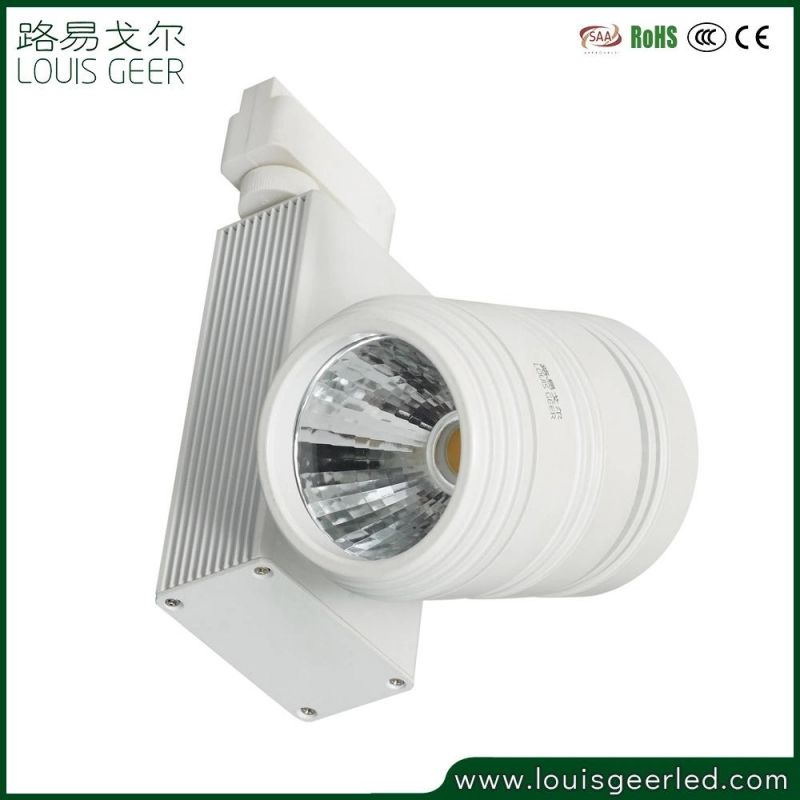 Demilighting 15W 20W 25W 30W European Standard Showroom Gallery Shop Museum Triac Dimmable COB LED Track Light