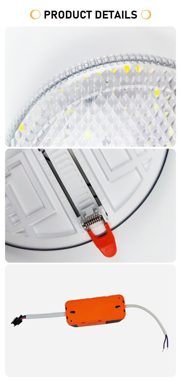 2022 New Design Dual Color 9W Panel Light for Indoor