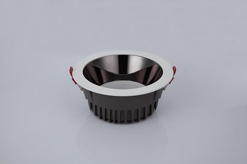 Daylight 6500K Diecasting Aluminum Downlight Ceiling Recessed 30W COB Round LED Spot Down Lights of Zhongshan Factory